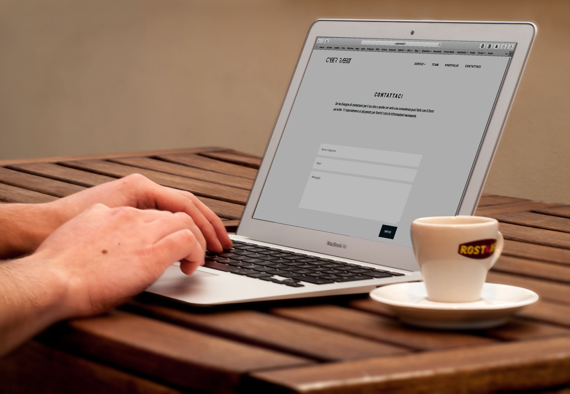Accessibility specialist reviewing website compliance checklist on a laptop