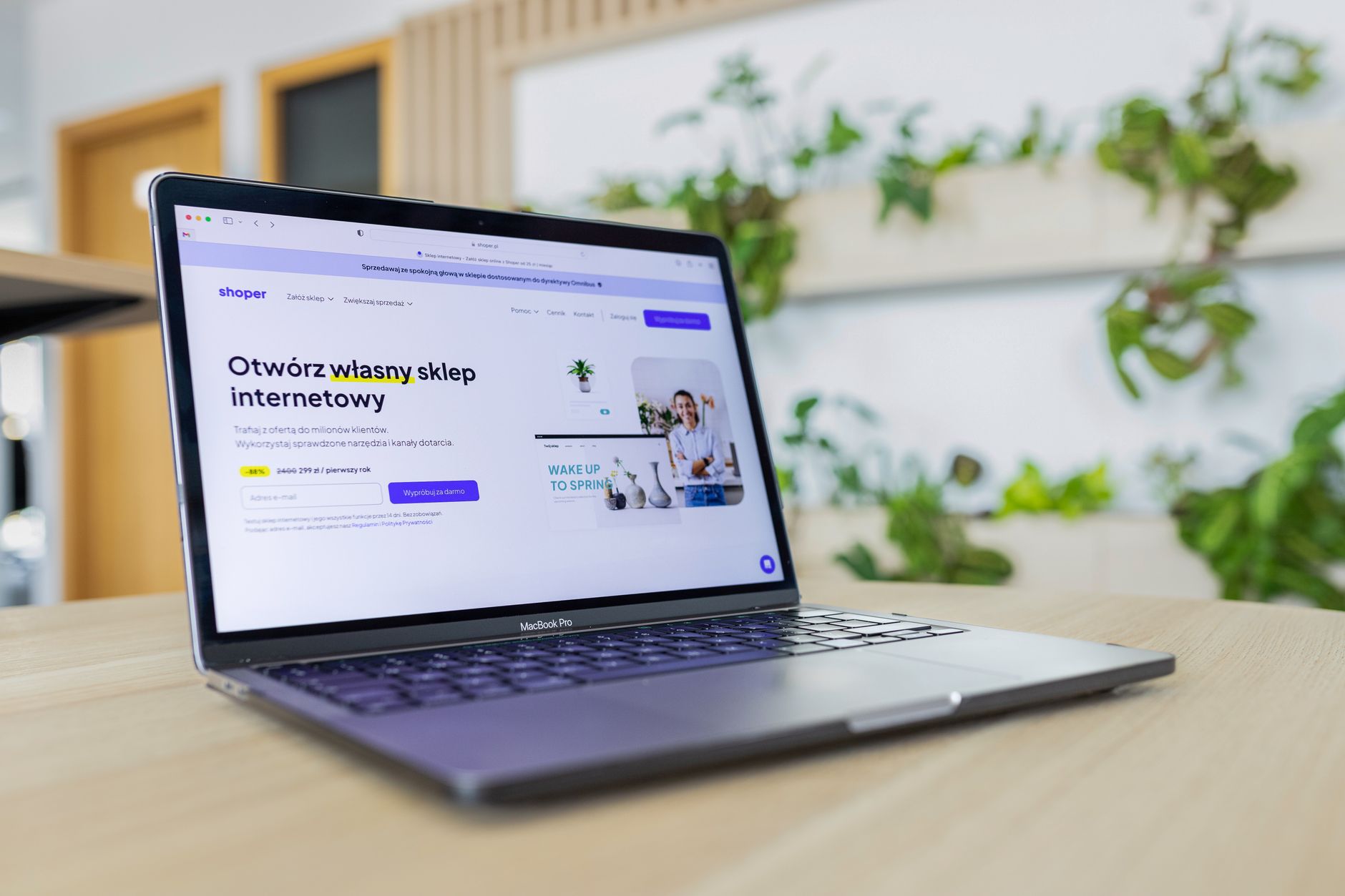 Person adjusting website accessibility settings on a laptop with a visible accessibility widget panel