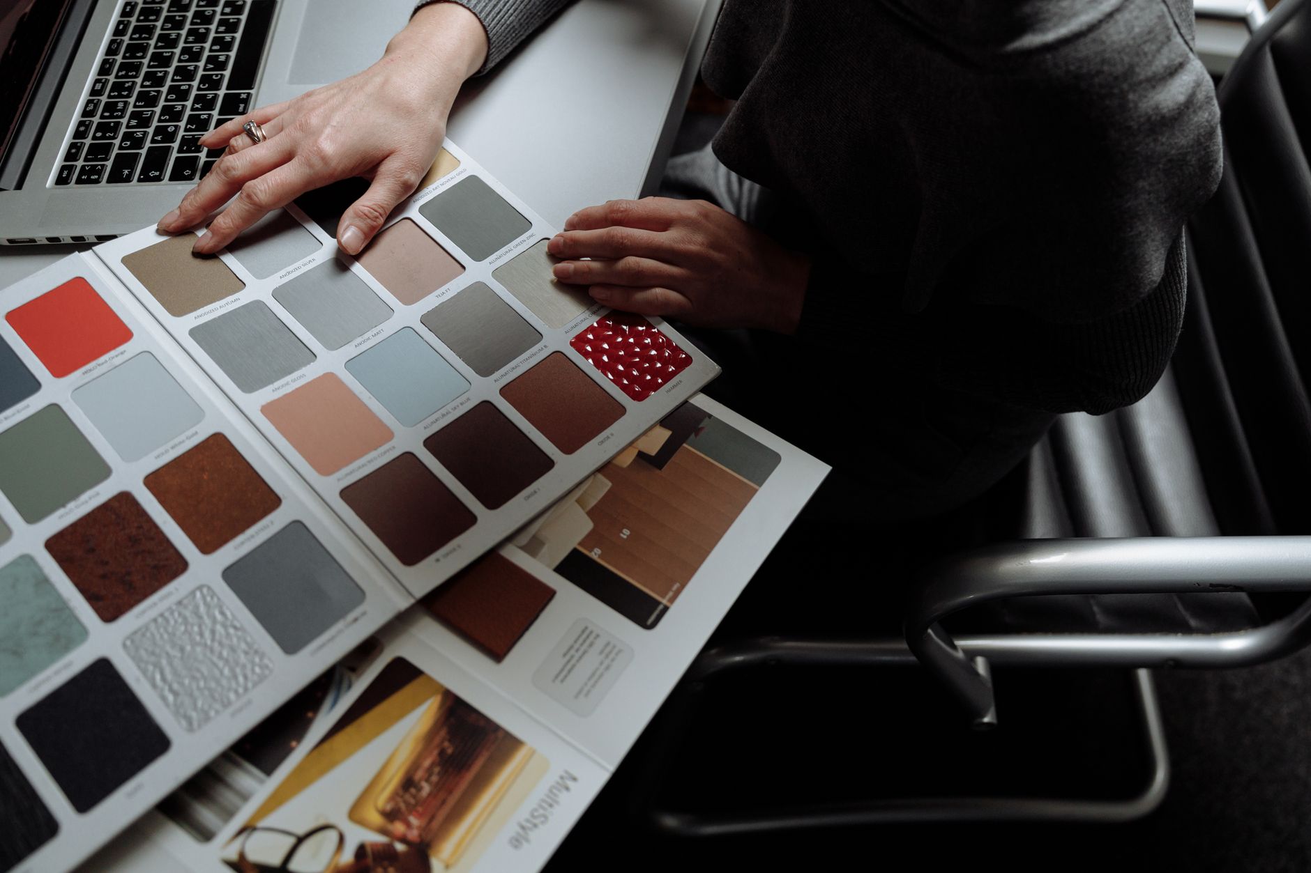 SaaS product team reviewing an accessibility conformance report on a laptop
