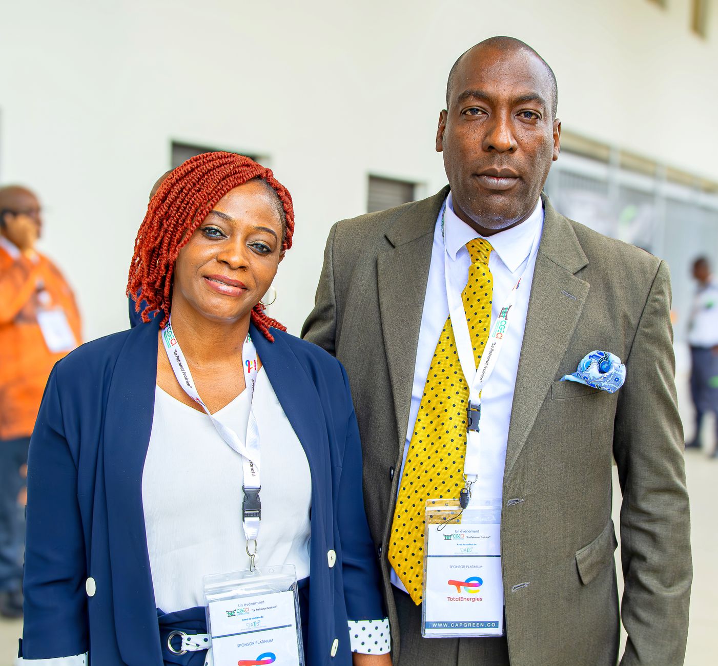 Delegates in a conference hall discussing digital inclusion and accessible technology during an international forum